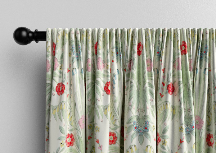 Cotswold Faux Silk, Lipstick - Made to Measure Curtain - Image 9